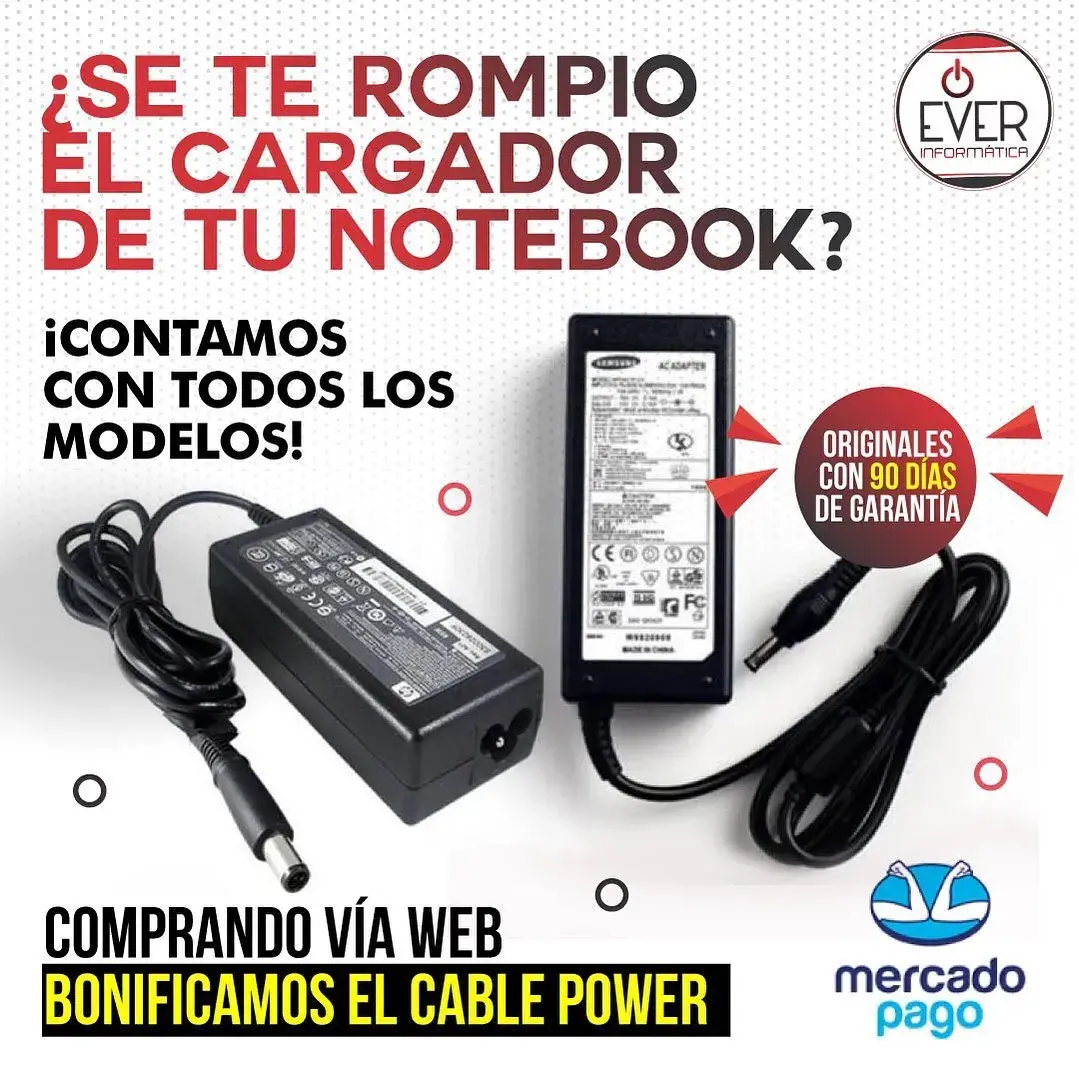 Mi cargador de Notebook no funciona
