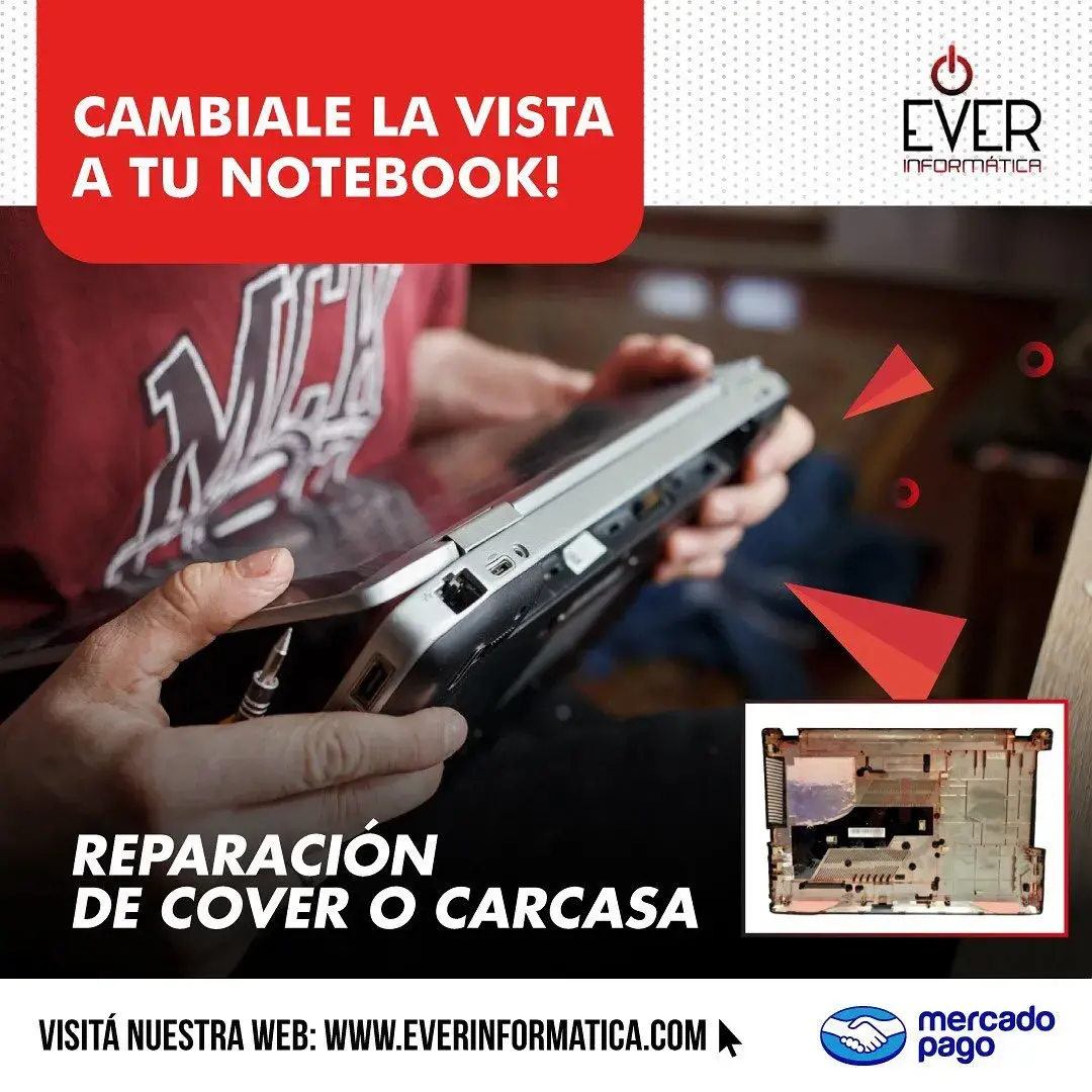 Reparación de cover o carcasa