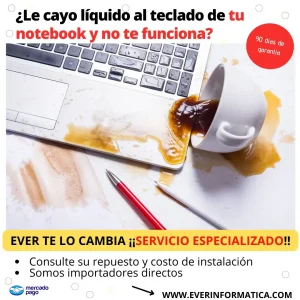 Cambio de teclado de Notebook