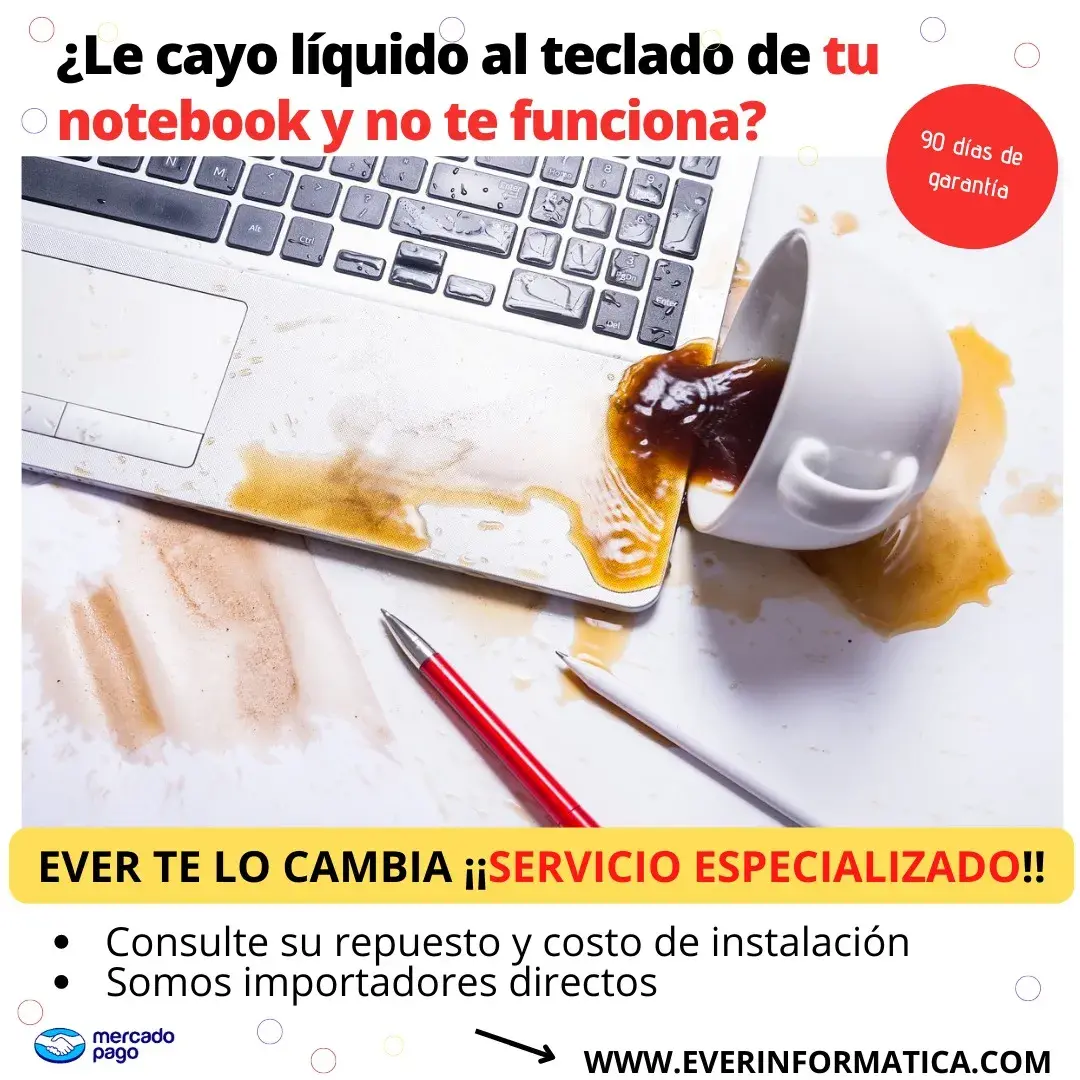 Cambio de teclado de Notebook