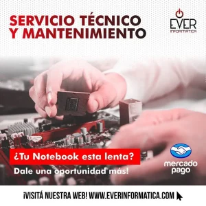 Servicio técnico y mantenimiento de Notebook
